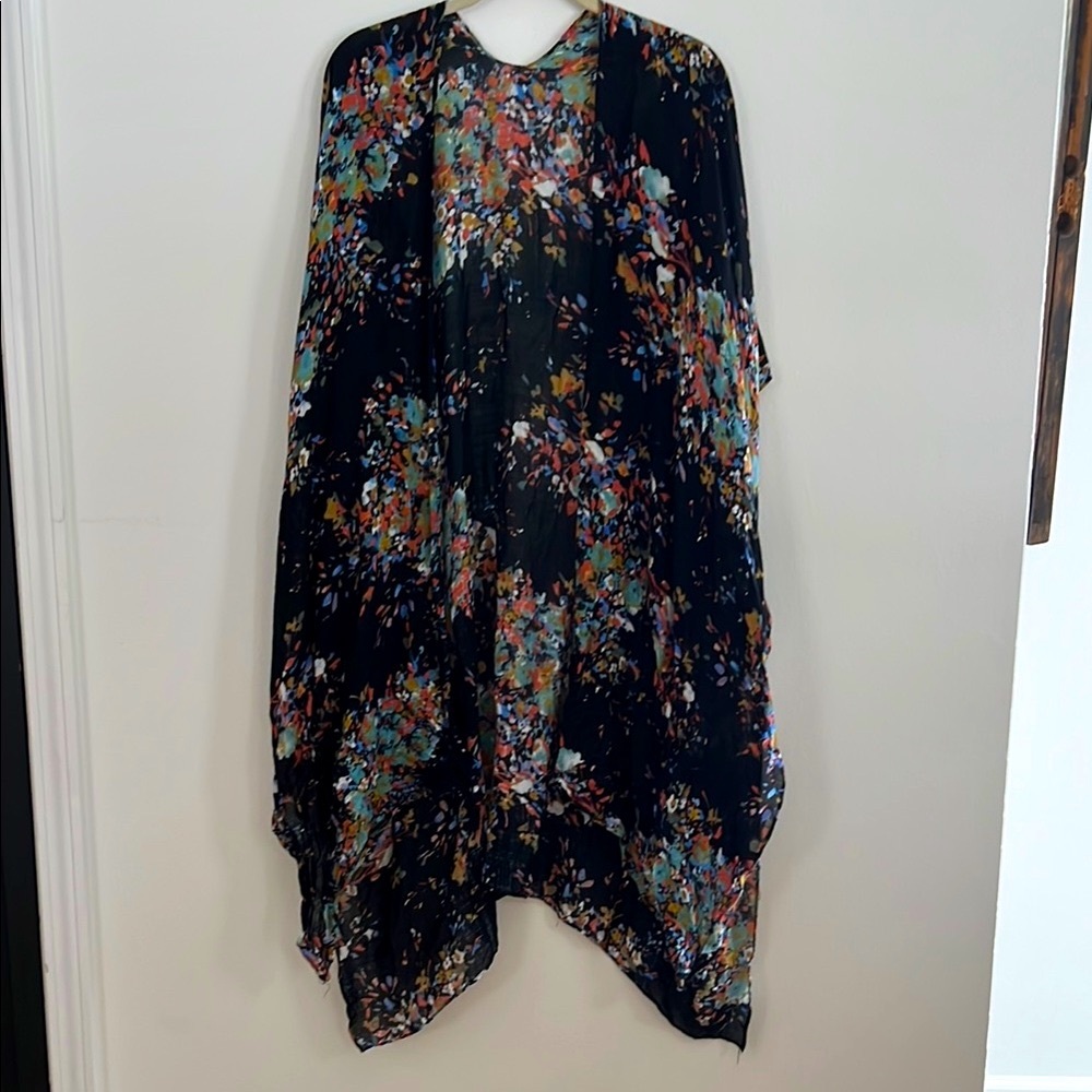 Floral Kimono Cardigan by Lovestitch